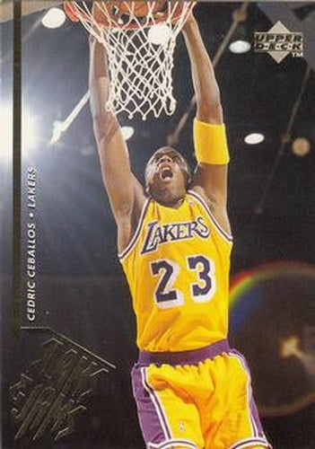 #353 Cedric Ceballos - Los Angeles Lakers - 1995-96 Upper Deck Basketball
