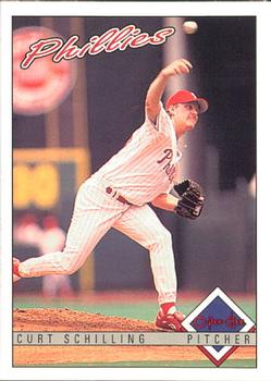 #354 Curt Schilling - Philadelphia Phillies - 1993 O-Pee-Chee Baseball