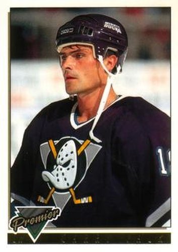 #354 Garry Valk - Anaheim Mighty Ducks - 1993-94 O-Pee-Chee Premier Hockey - Gold