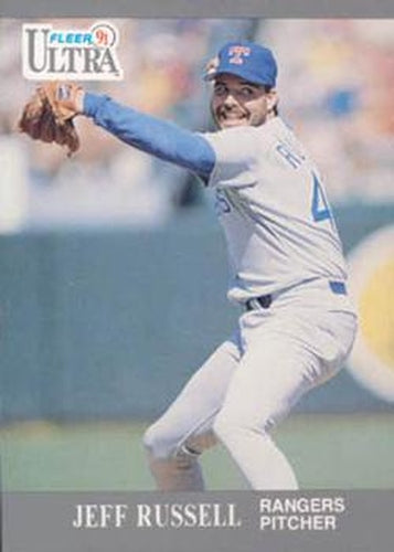 #354 Jeff Russell - Texas Rangers - 1991 Ultra Baseball