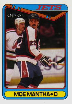 #354 Moe Mantha - Winnipeg Jets - 1990-91 O-Pee-Chee Hockey