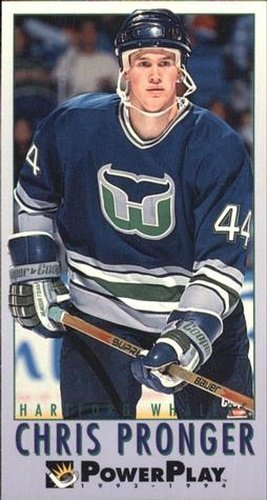 #354 Chris Pronger - Hartford Whalers - 1993-94 Fleer PowerPlay Hockey