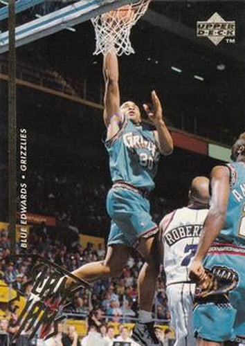 #354 Blue Edwards - Vancouver Grizzlies - 1995-96 Upper Deck Basketball