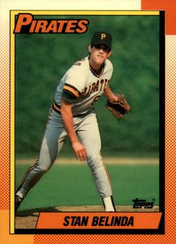 #354 Stan Belinda - Pittsburgh Pirates - 1990 Topps Baseball