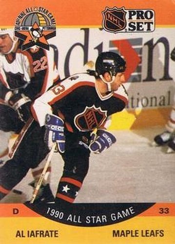 #354 Al Iafrate - Toronto Maple Leafs - 1990-91 Pro Set Hockey