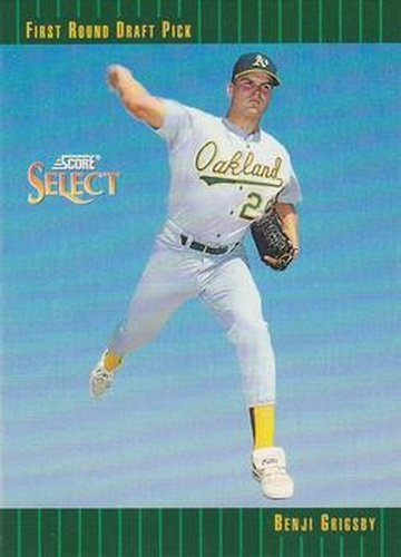 #354 Benji Grigsby - Oakland Athletics - 1993 Select Baseball