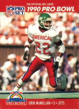 #354 Erik McMillan - New York Jets - 1990 Pro Set Football