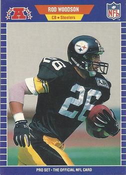 #354 Rod Woodson - Pittsburgh Steelers - 1989 Pro Set Football
