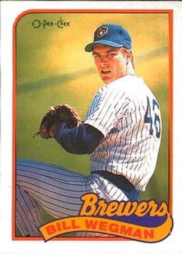 #354 Bill Wegman - Milwaukee Brewers - 1989 O-Pee-Chee Baseball