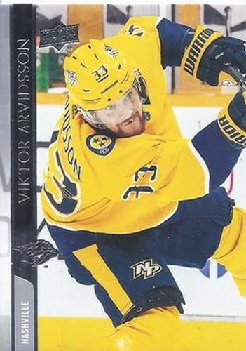 #354 Viktor Arvidsson - Nashville Predators - 2020-21 Upper Deck Hockey