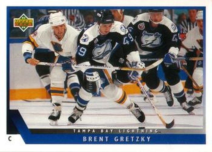 #354 Brent Gretzky - Tampa Bay Lightning - 1993-94 Upper Deck Hockey