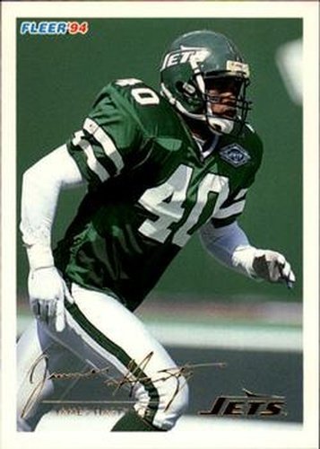 #354 James Hasty - New York Jets - 1994 Fleer Football