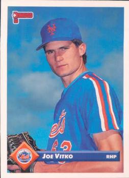 #354 Joe Vitko - New York Mets - 1993 Donruss Baseball