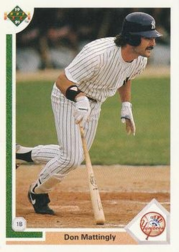 #354 Don Mattingly - New York Yankees - 1991 Upper Deck Baseball