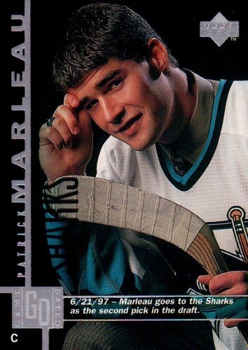 #354 Patrick Marleau - San Jose Sharks - 1997-98 Upper Deck Hockey
