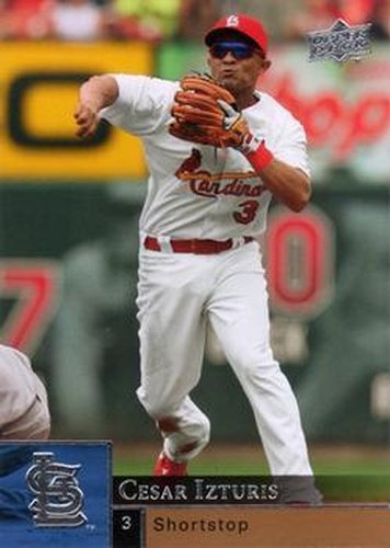 #354 Cesar Izturis - St. Louis Cardinals - 2009 Upper Deck Baseball