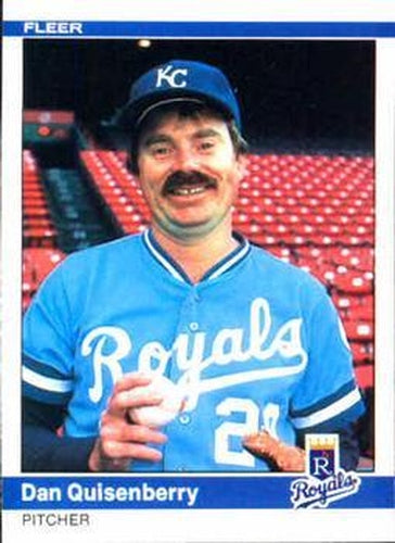 #354 Dan Quisenberry - Kansas City Royals - 1984 Fleer Baseball