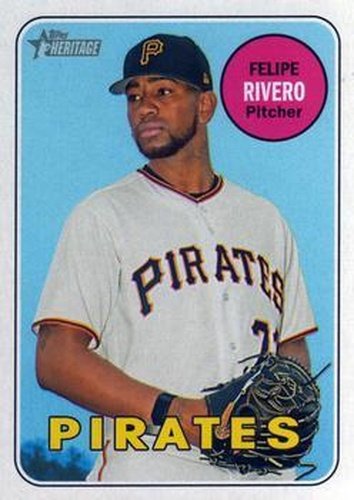 #354 Felipe Rivero - Pittsburgh Pirates - 2018 Topps Heritage Baseball
