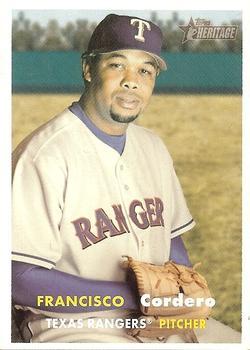 #354 Francisco Cordero - Texas Rangers - 2006 Topps Heritage Baseball