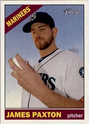 #354 James Paxton - Seattle Mariners - 2015 Topps Heritage Baseball