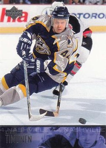 #354 Kimmo Timonen - Nashville Predators - 2003-04 Upper Deck Hockey