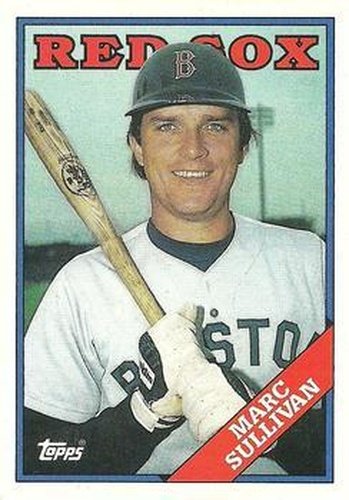 #354 Marc Sullivan - Boston Red Sox - 1988 Topps Baseball