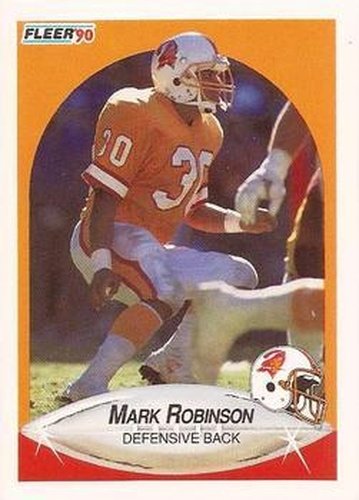 #354 Mark Robinson - Tampa Bay Buccaneers - 1990 Fleer Football