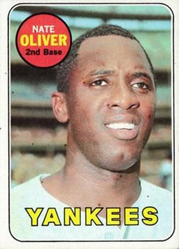 #354 Nate Oliver - New York Yankees - 1969 Topps Baseball