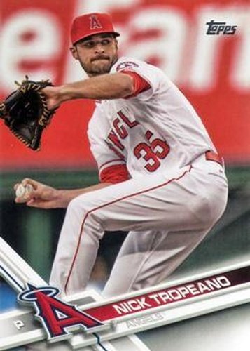 #354 Nick Tropeano - Los Angeles Angels - 2017 Topps Baseball