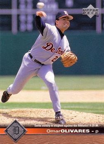 #354 Omar Olivares - Detroit Tigers - 1997 Upper Deck Baseball