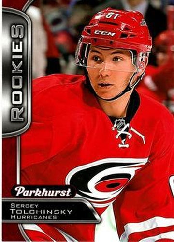 #354 Sergey Tolchinsky - Carolina Hurricanes - 2016-17 Parkhurst - Red Hockey