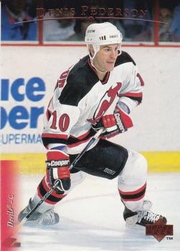 #354 Denis Pederson - New Jersey Devils - 1995-96 Upper Deck Hockey