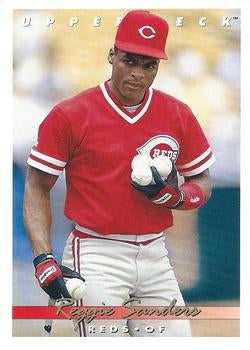 #354 Reggie Sanders - Cincinnati Reds - 1993 Upper Deck Baseball