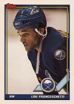 #354 Lou Franceschetti - Buffalo Sabres - 1991-92 Topps Hockey