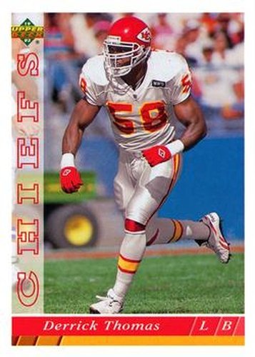 #354 Derrick Thomas - Kansas City Chiefs - 1993 Upper Deck Football