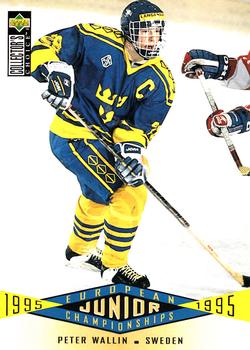 #354 Peter Wallin - Sweden - 1995-96 Collector's Choice Hockey