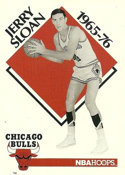 #354 Jerry Sloan - Chicago Bulls / Utah Jazz - 1990-91 Hoops Basketball