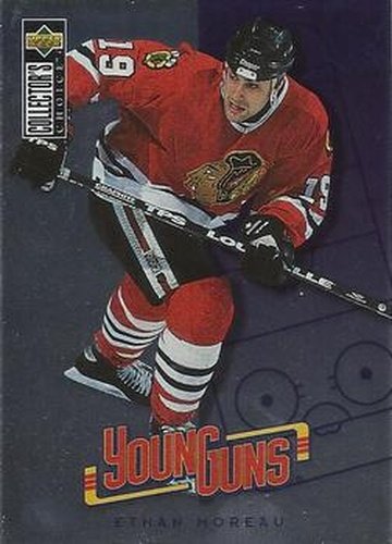#354 Ethan Moreau - Chicago Blackhawks - 1996-97 Collector's Choice Hockey