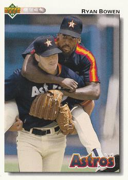 #354 Ryan Bowen - Houston Astros - 1992 Upper Deck Baseball