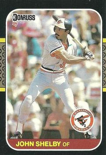 #354 John Shelby - Baltimore Orioles - 1987 Donruss Baseball