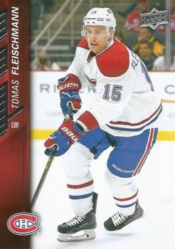 #354 Tomas Fleischmann - Montreal Canadiens - 2015-16 Upper Deck Hockey