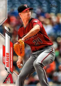 #354 Luke Weaver - Arizona Diamondbacks - 2020 Topps Baseball