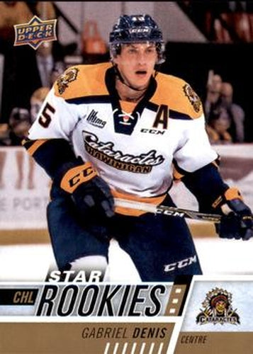 #355 Gabriel Denis - Shawinigan Cataractes - 2017-18 Upper Deck CHL Hockey