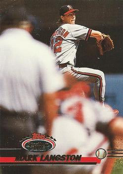 #355 Mark Langston - California Angels - 1993 Stadium Club Baseball