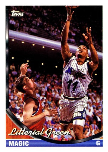 #355 Litterial Green - Orlando Magic - 1993-94 Topps Basketball