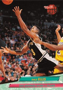 #355 Dale Ellis - San Antonio Spurs - 1992-93 Ultra Basketball