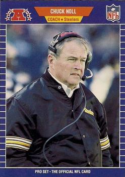 #355 Chuck Noll - Pittsburgh Steelers - 1989 Pro Set Football
