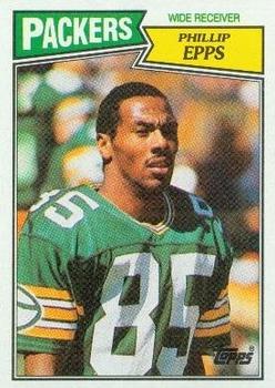 #355 Phillip Epps - Green Bay Packers - 1987 Topps Football