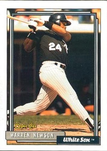 #355 Warren Newson - Chicago White Sox - 1992 O-Pee-Chee Baseball