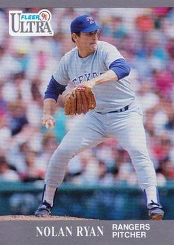 #355 Nolan Ryan - Texas Rangers - 1991 Ultra Baseball